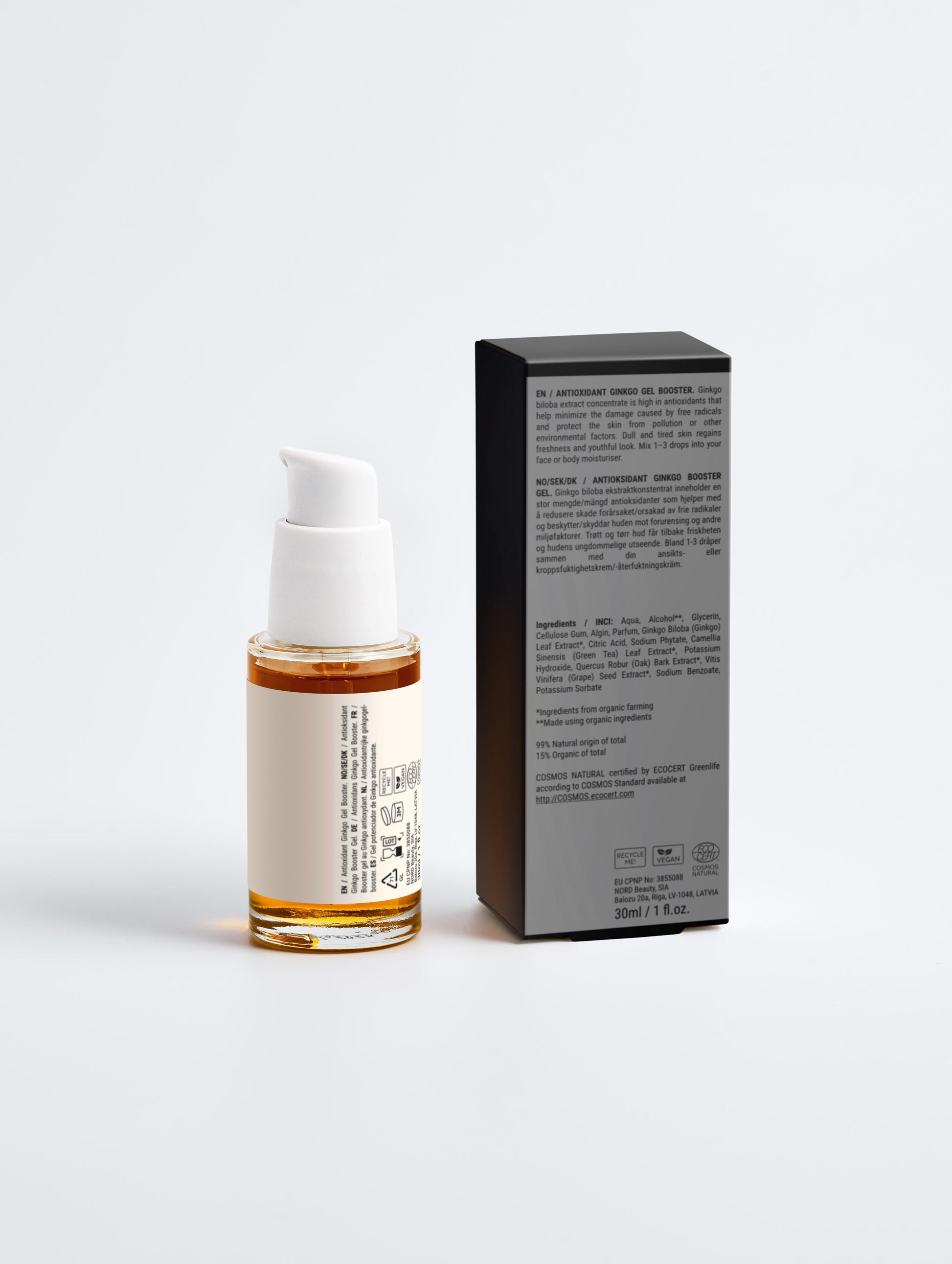 Antioxidant Ginkgo Gel Booster